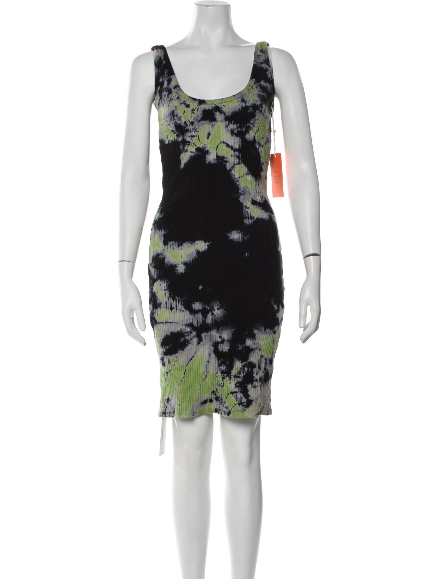 La Detresse Printed Knee-Length Dress