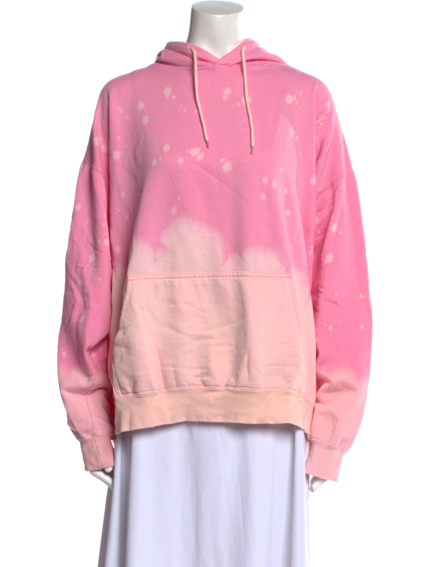 La Detresse Tie-Dye Print Crew Neck Sweatshirt