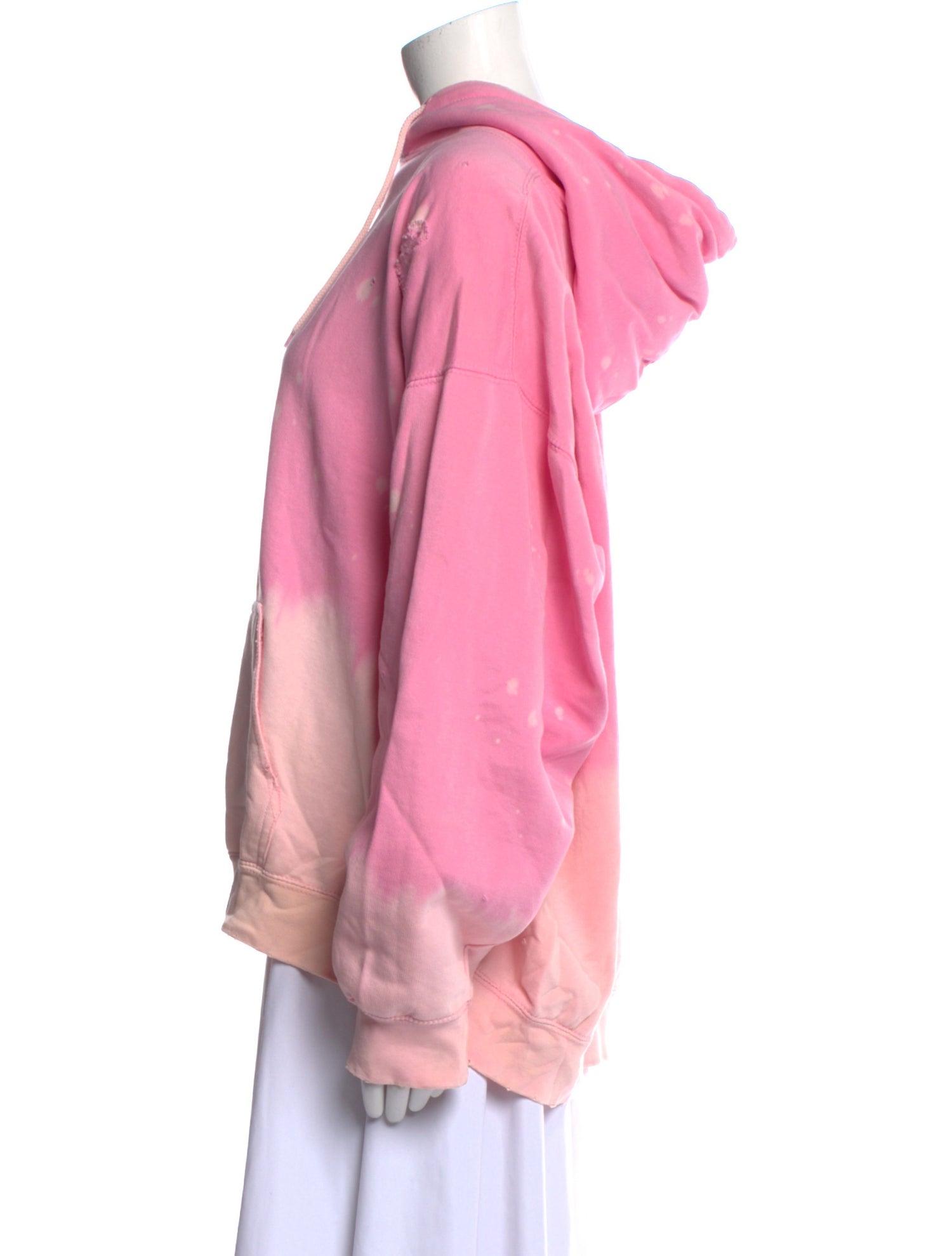 La Detresse Tie-Dye Print Crew Neck Sweatshirt