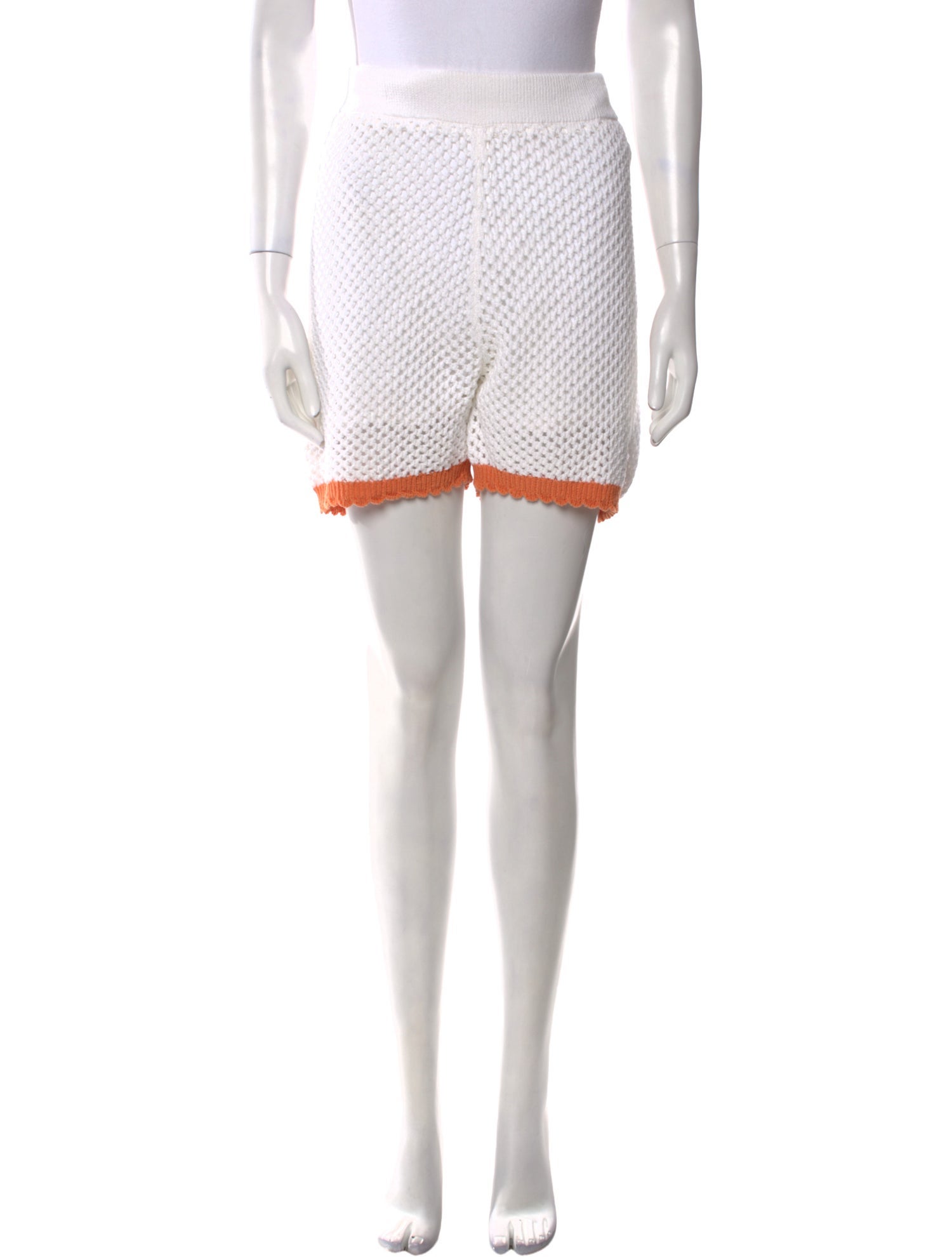 La Detresse Striped Mini Shorts