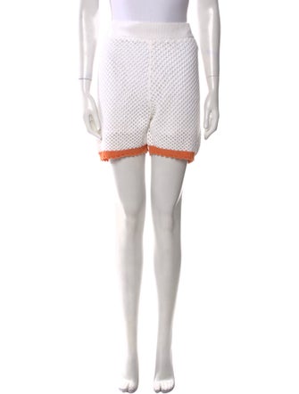 La Detresse Striped Mini Shorts