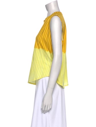 La Detresse Striped Crew Neck Top