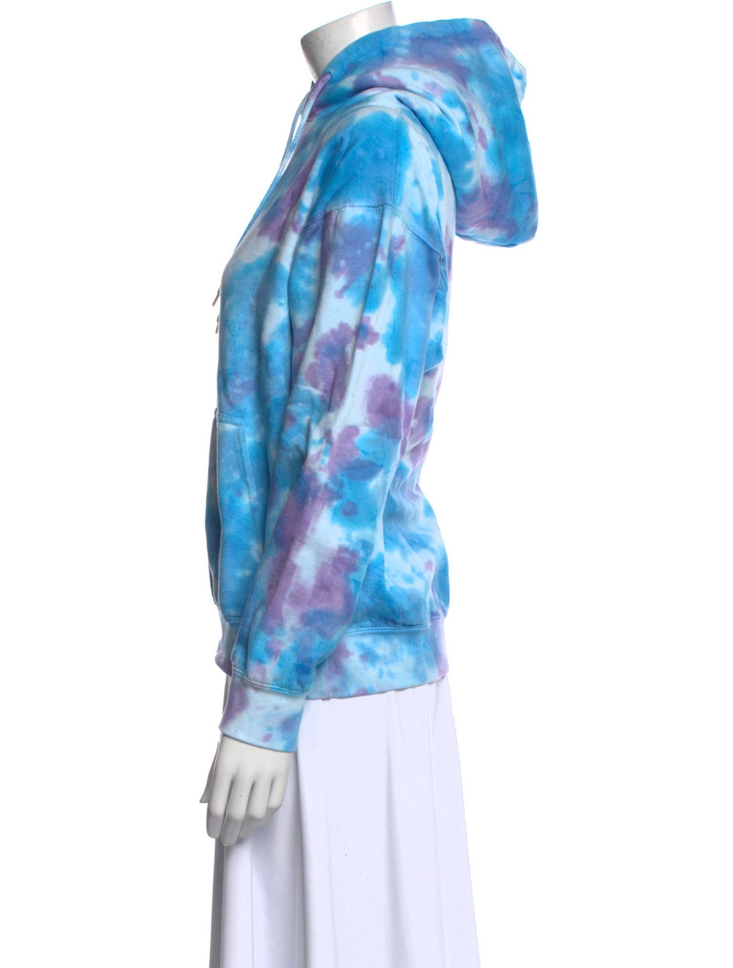 La Detresse Tie-Dye Print Crew Neck Sweatshirt