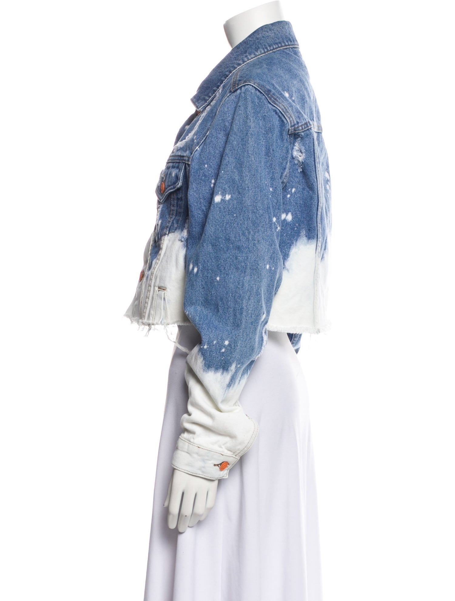 La Detresse Printed Denim Jacket