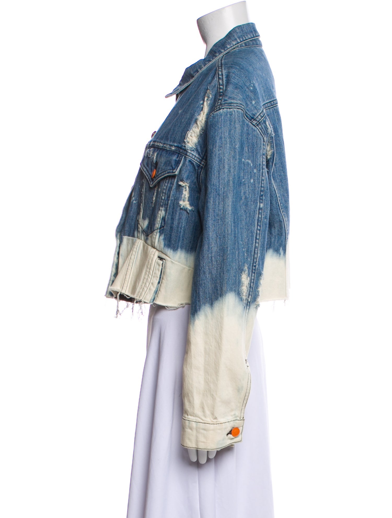 La Detresse Printed Denim Jacket