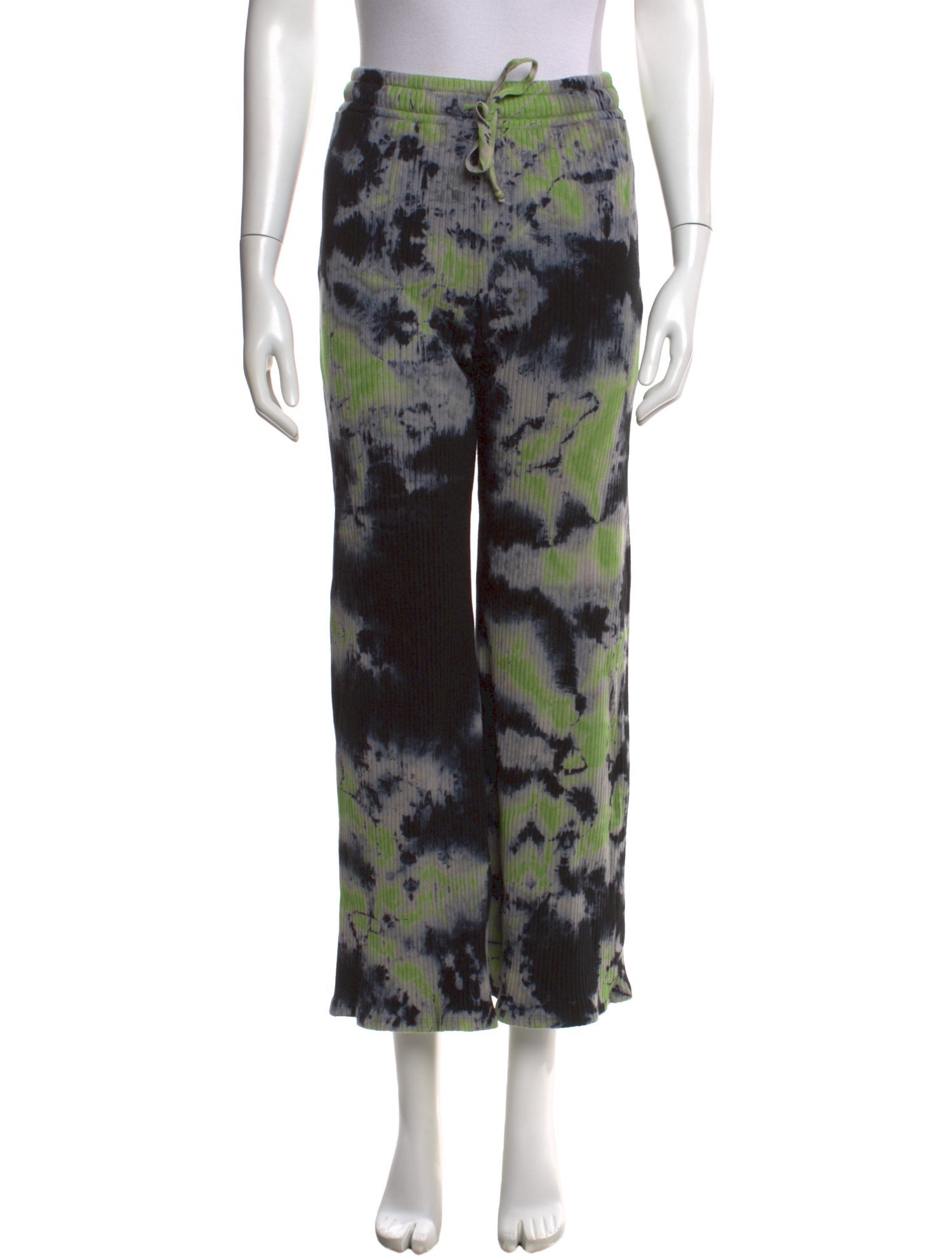La Detresse Tie-Dye Print Wide Leg Pants
