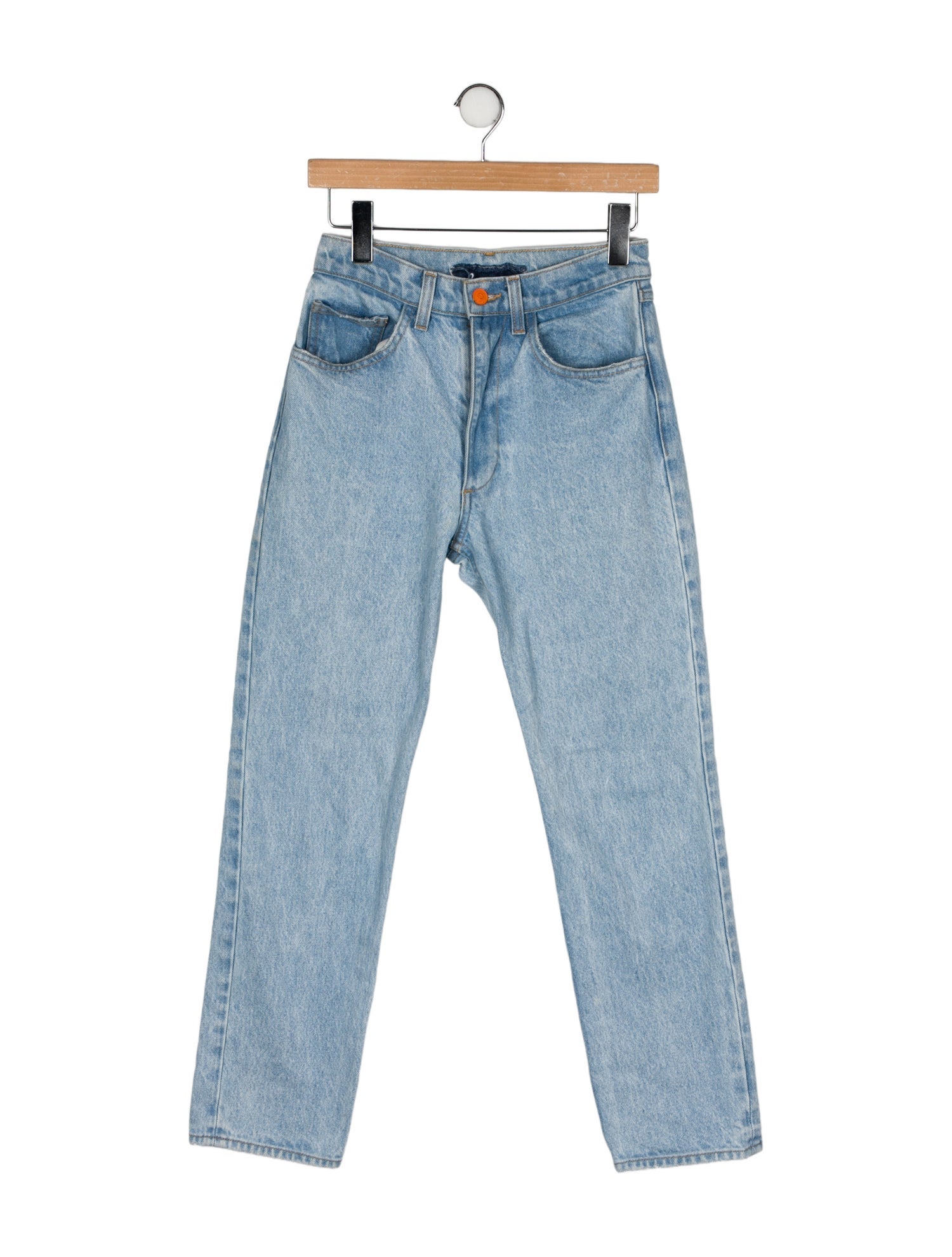 La Detresse High-Rise Straight Leg Jeans