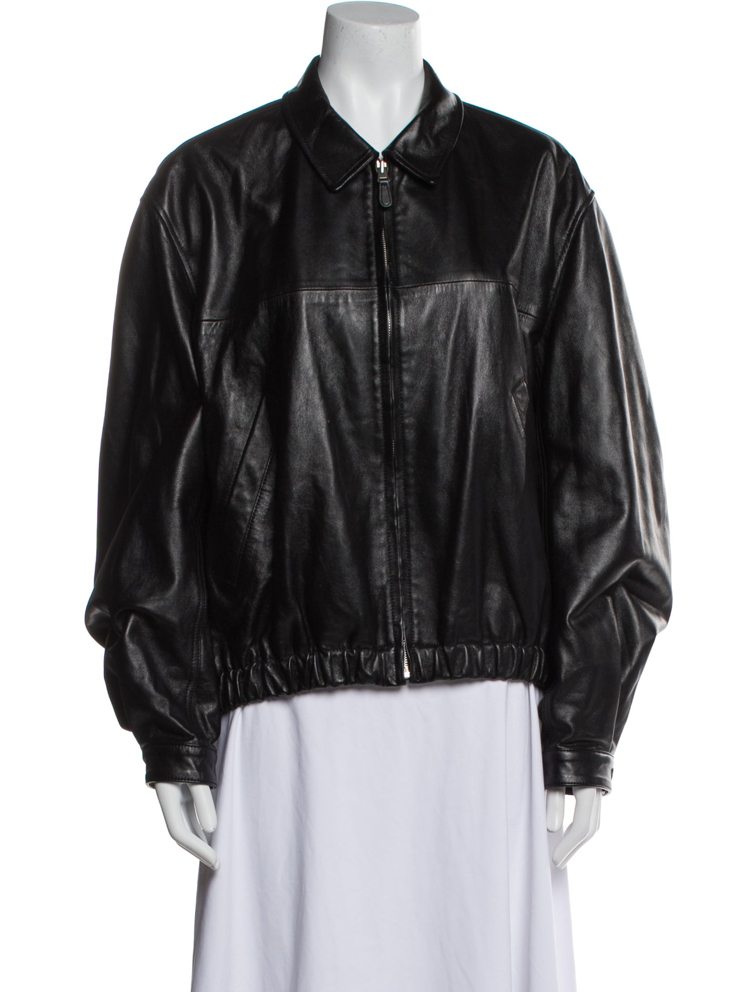 Le 17 Septembre Lambskin Bomber Jacket