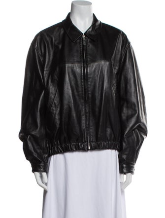 Le 17 Septembre Lambskin Bomber Jacket