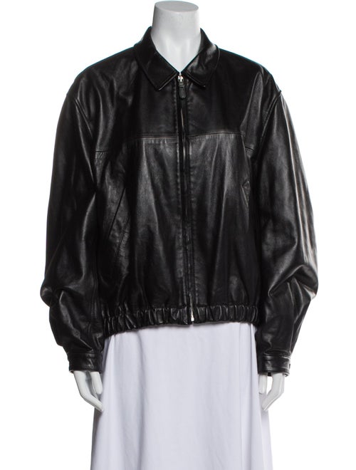 Le 17 Septembre Lambskin Bomber Jacket