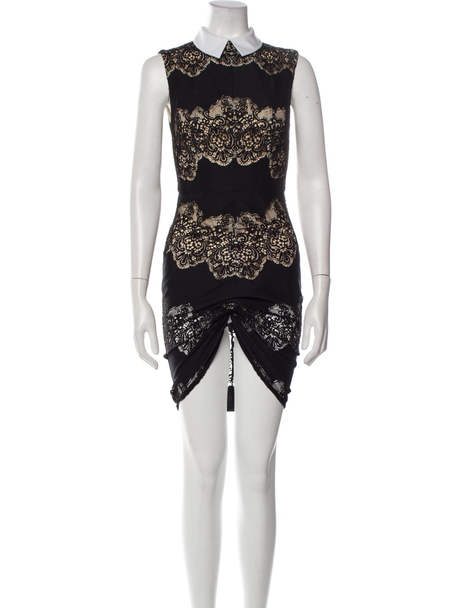 Lover Lace Pattern Knee-Length Dress