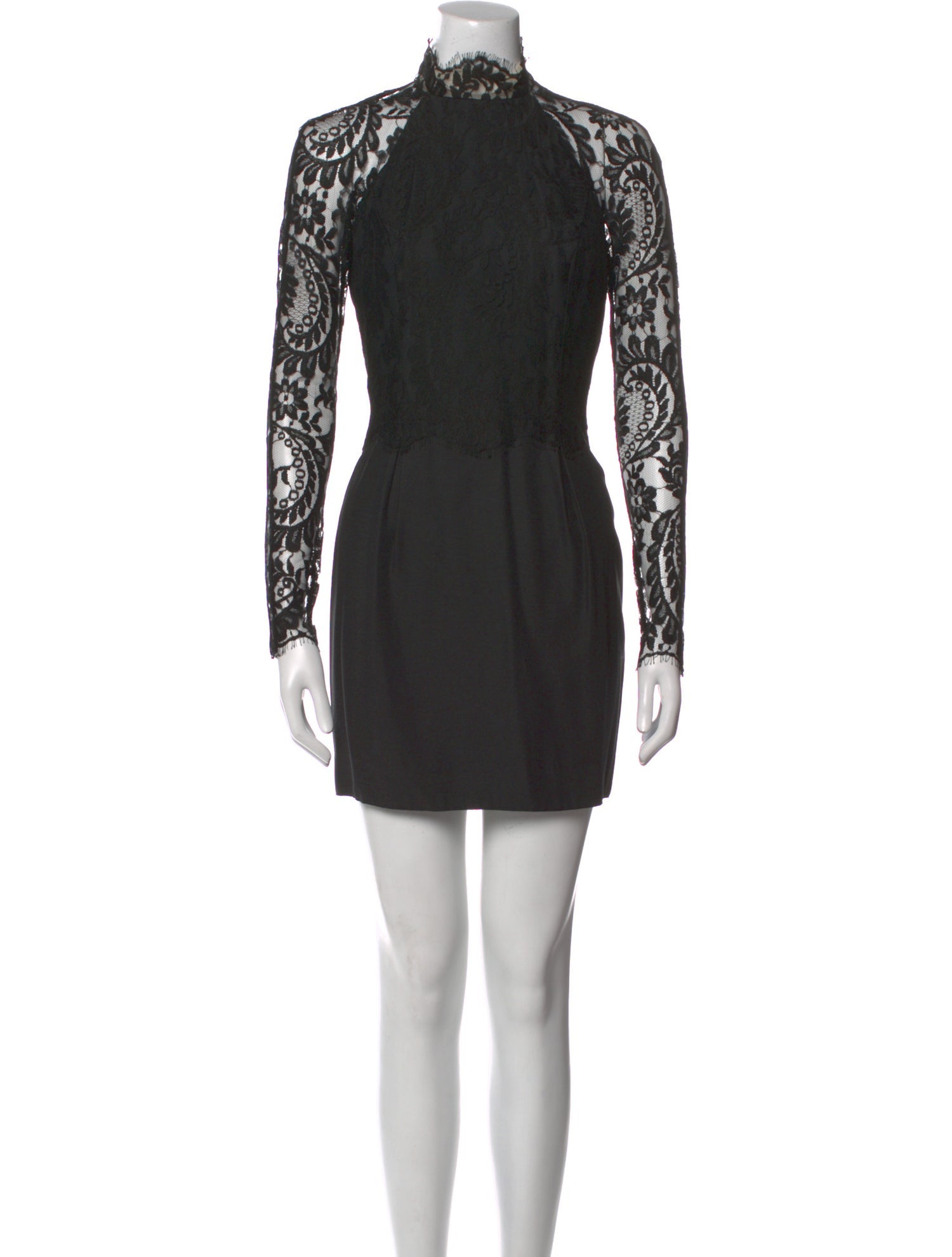Lover Lace Pattern Mini Dress