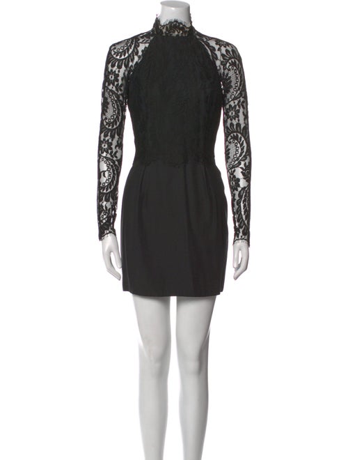 Lover Lace Pattern Mini Dress