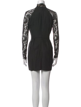 Lover Lace Pattern Mini Dress