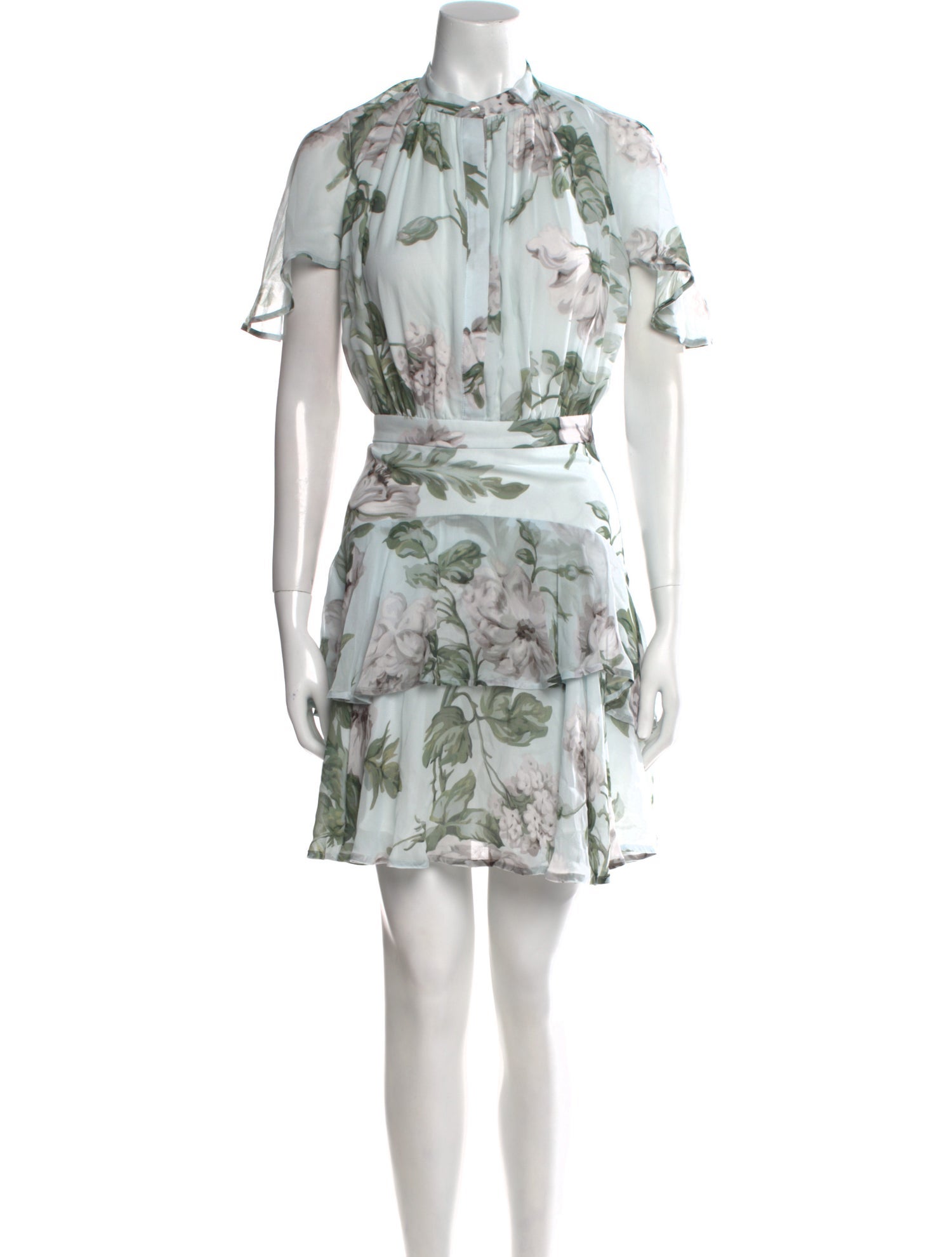 Lover Floral Print Knee-Length Dress w/ Tags