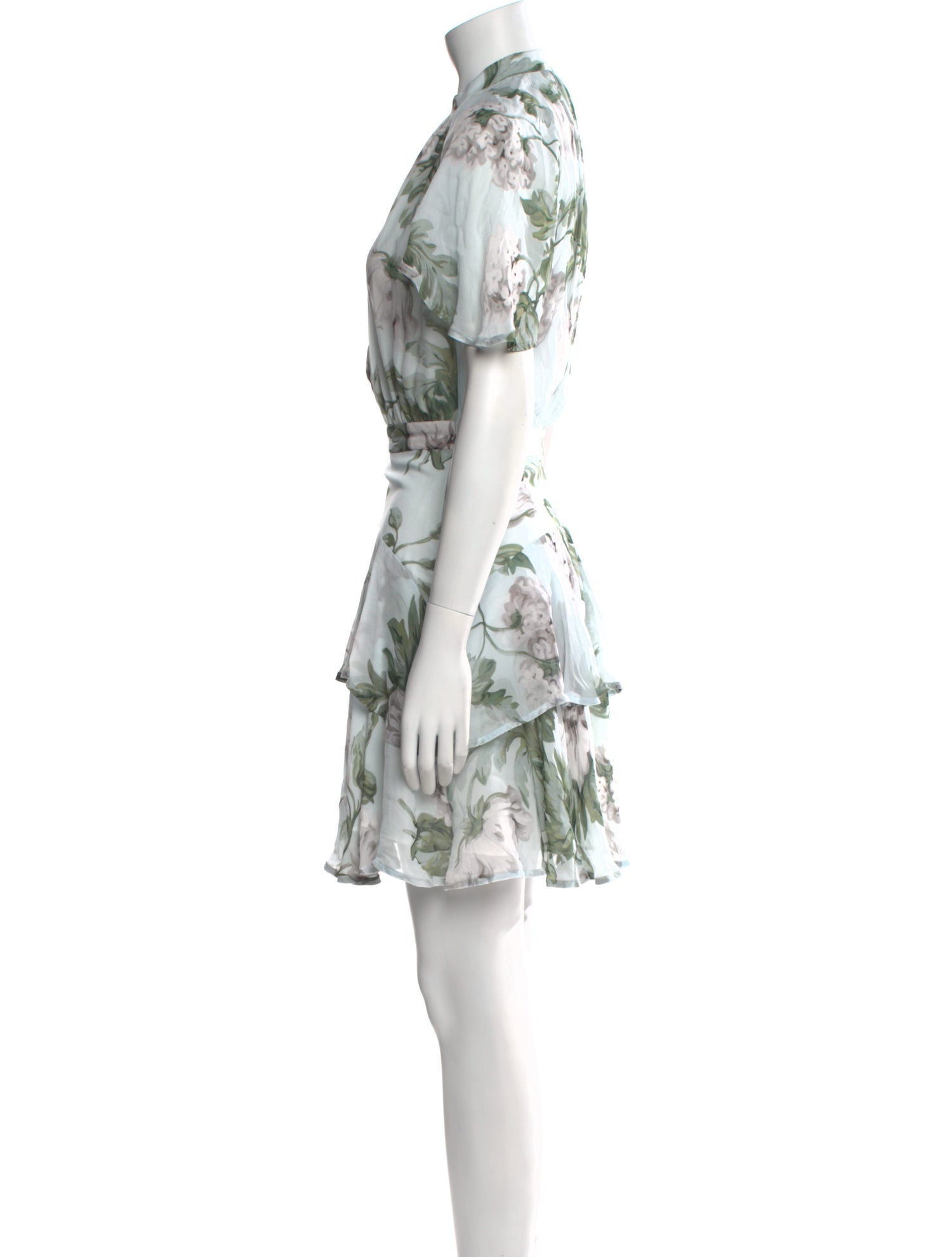Lover Floral Print Knee-Length Dress w/ Tags