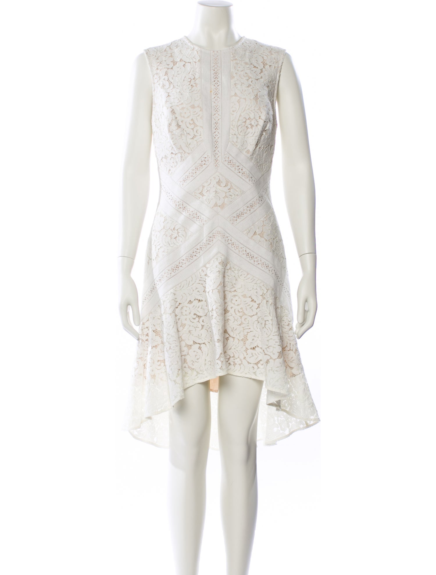 Lover Lace Pattern Midi Length Dress