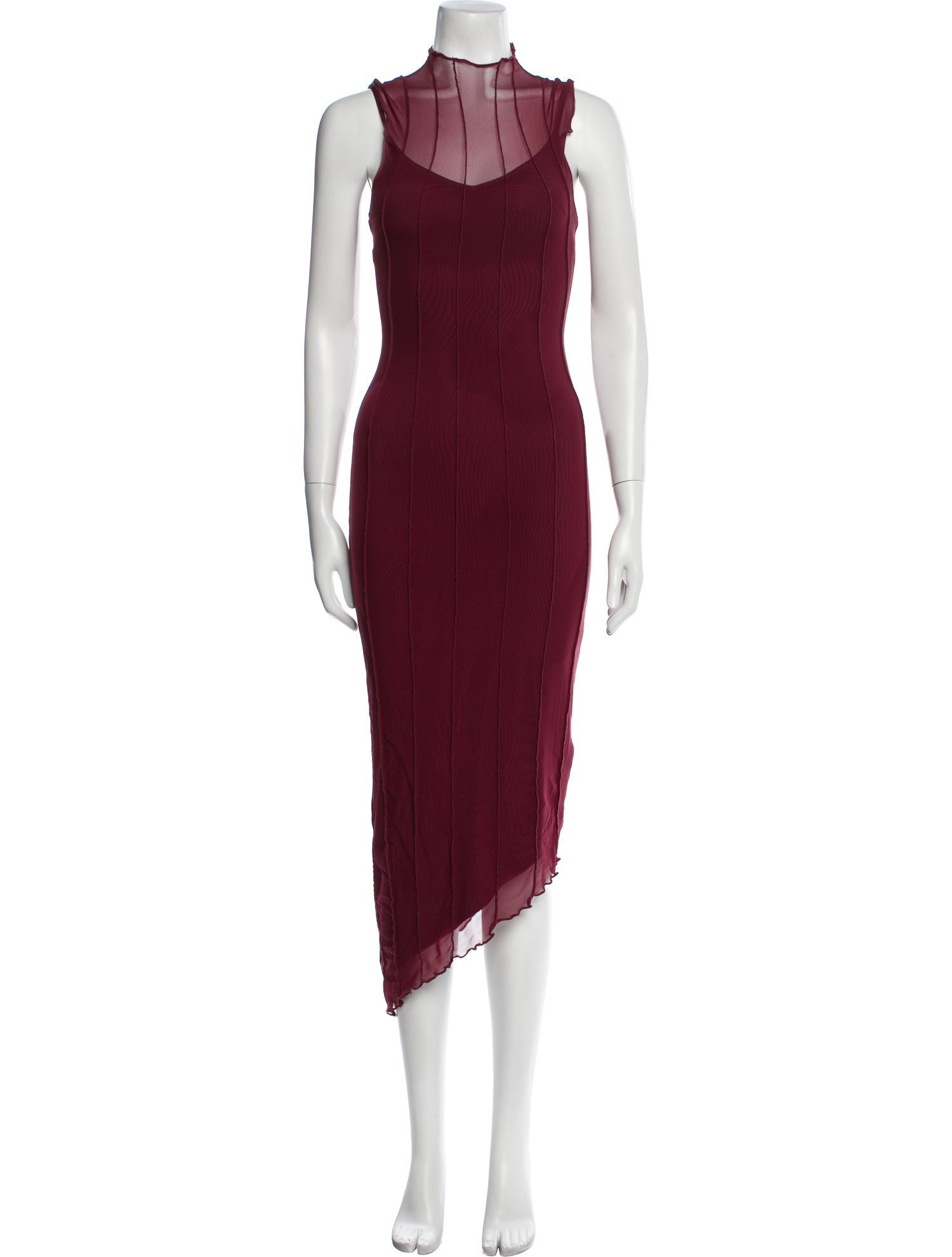 Lover Mock Neck Long Dress