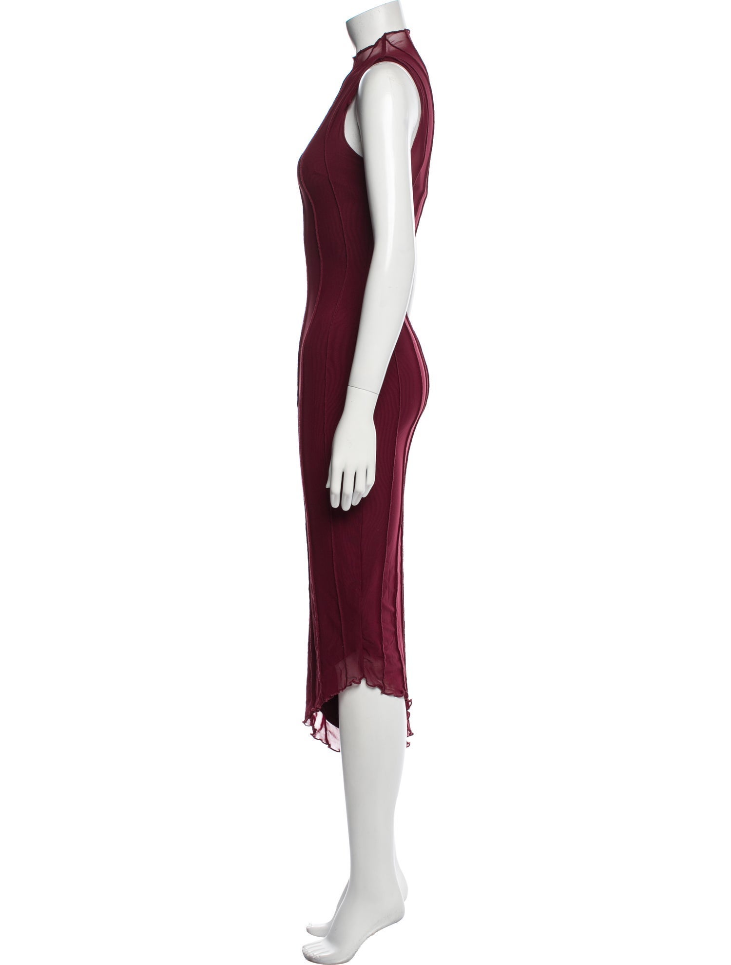 Lover Mock Neck Long Dress