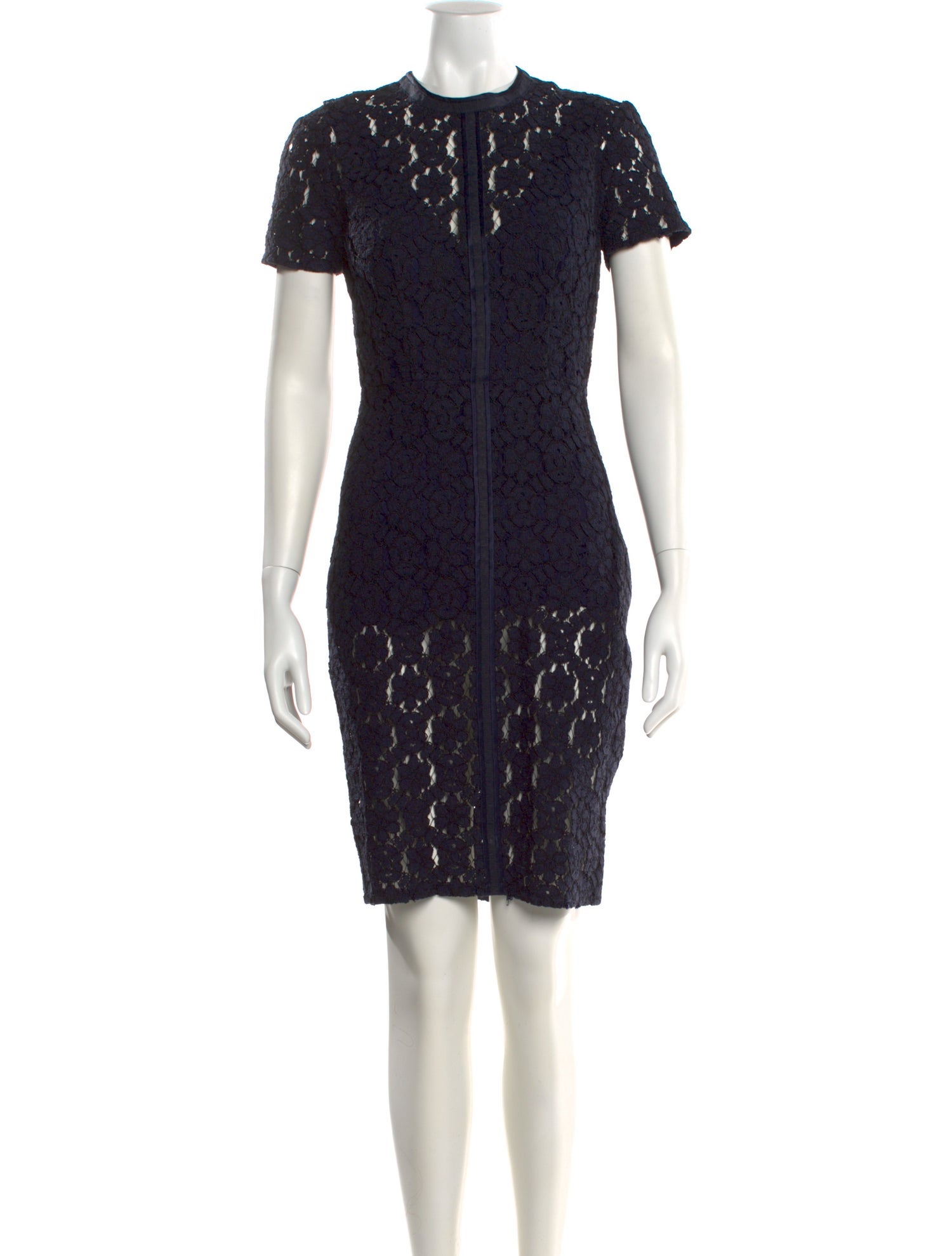 Lover Lace Pattern Knee-Length Dress