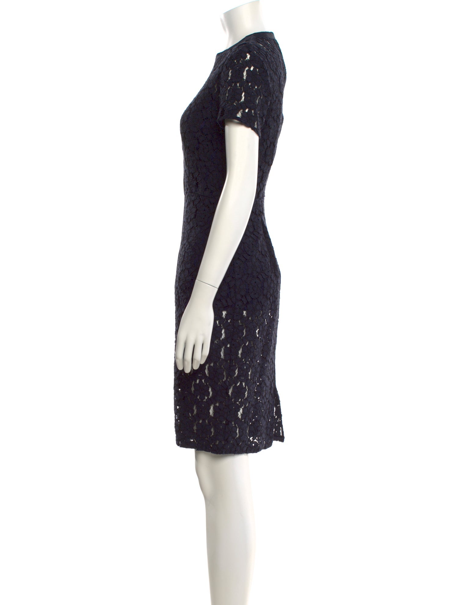 Lover Lace Pattern Knee-Length Dress