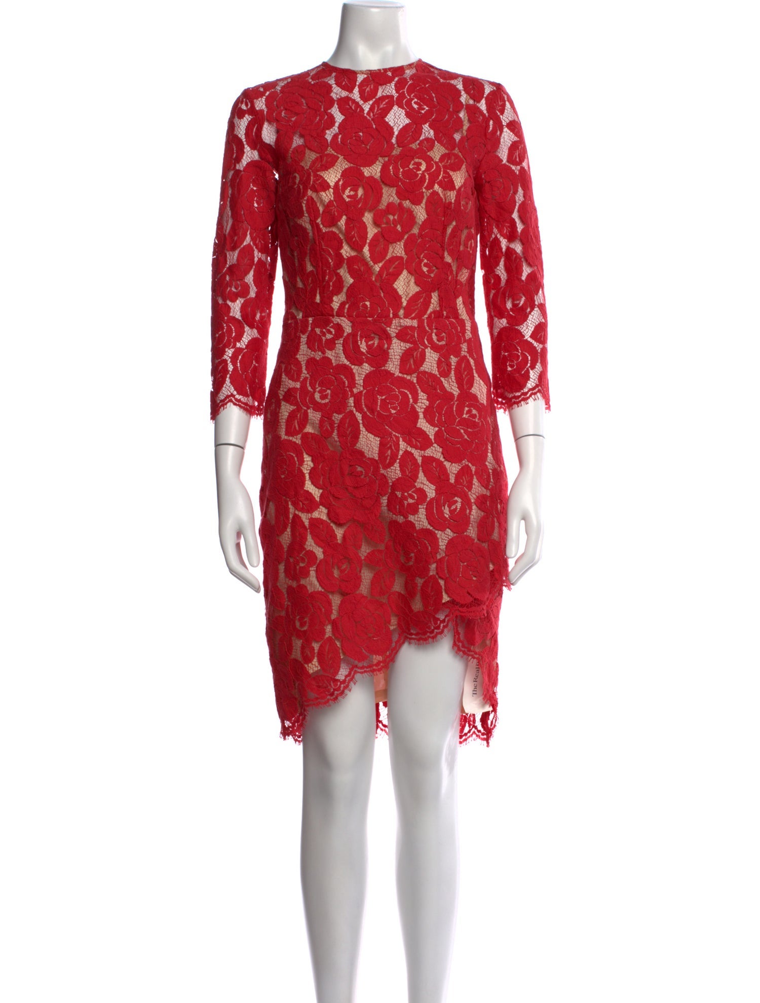 Lover Floral Print Knee-Length Dress