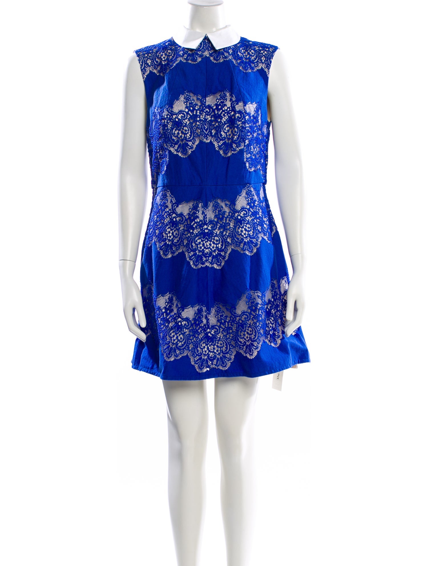 Lover Lace Pattern Mini Dress