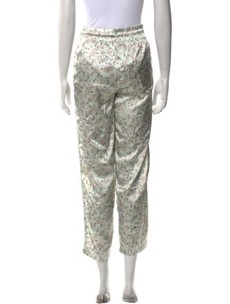 Lenora Floral Print Straight Leg Pants
