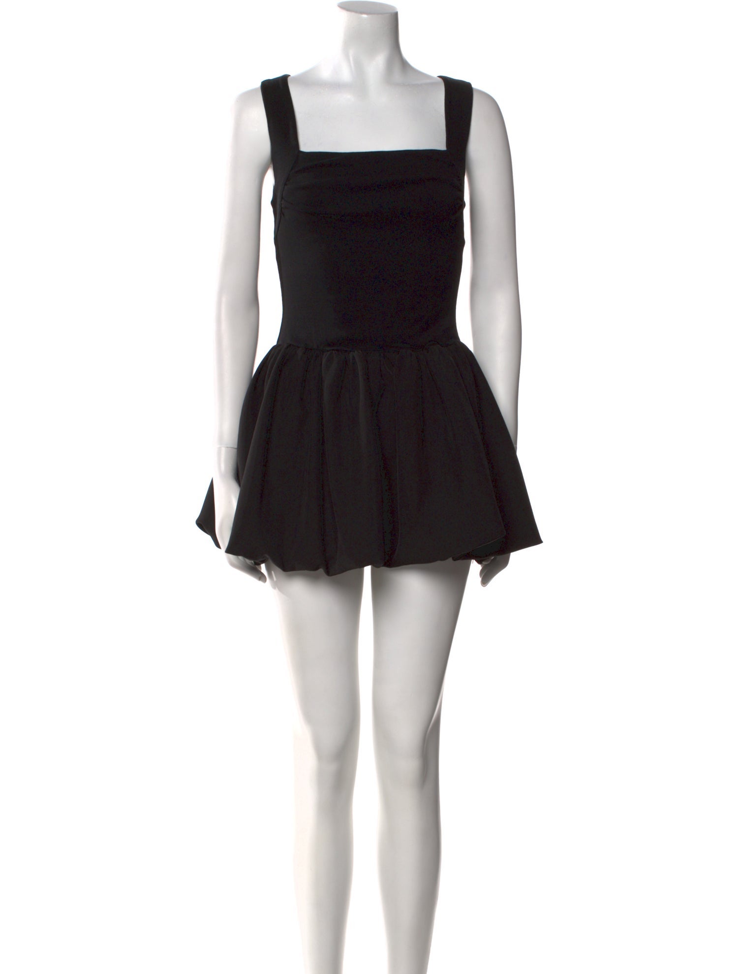 Leau Square Neckline Mini Dress