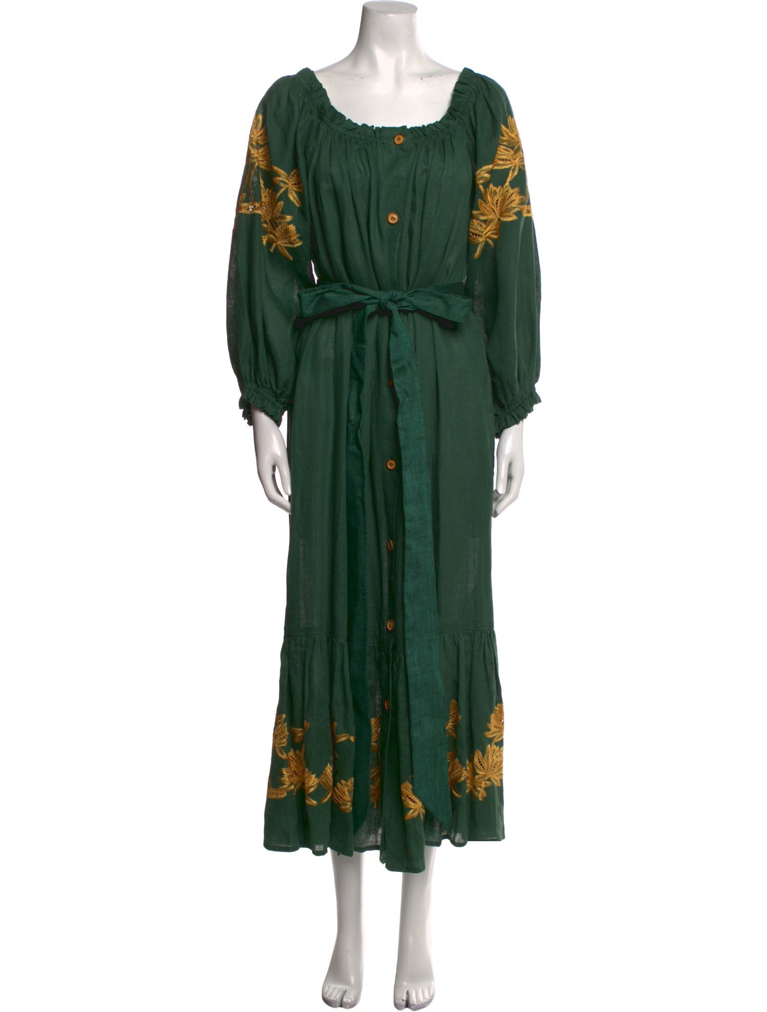 Lee Pfayfer Linen Long Dress