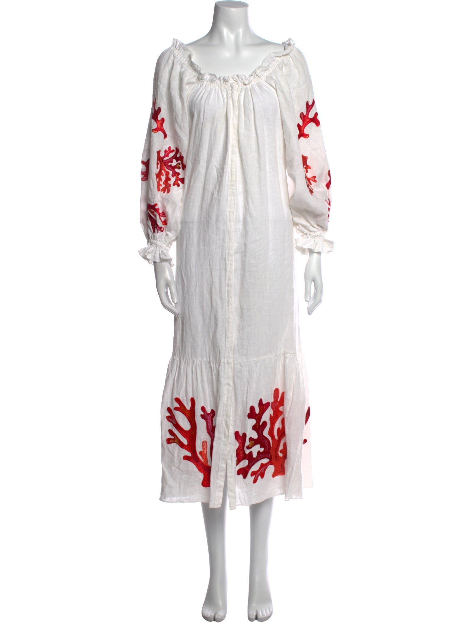 Lee Pfayfer Linen Long Dress