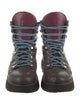 Larroude Leather Combat Boots
