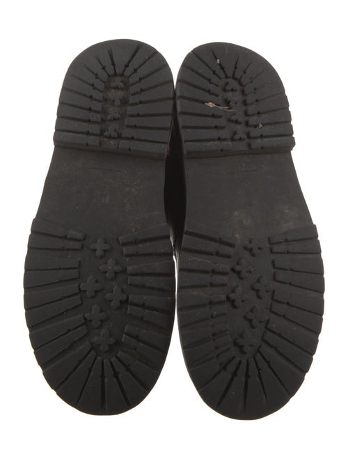 Larroude Leather Combat Boots