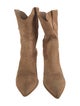 Larroude Suede Western Boots