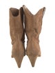Larroude Suede Western Boots