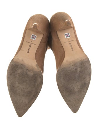 Larroude Suede Western Boots