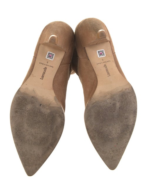 Larroude Suede Western Boots