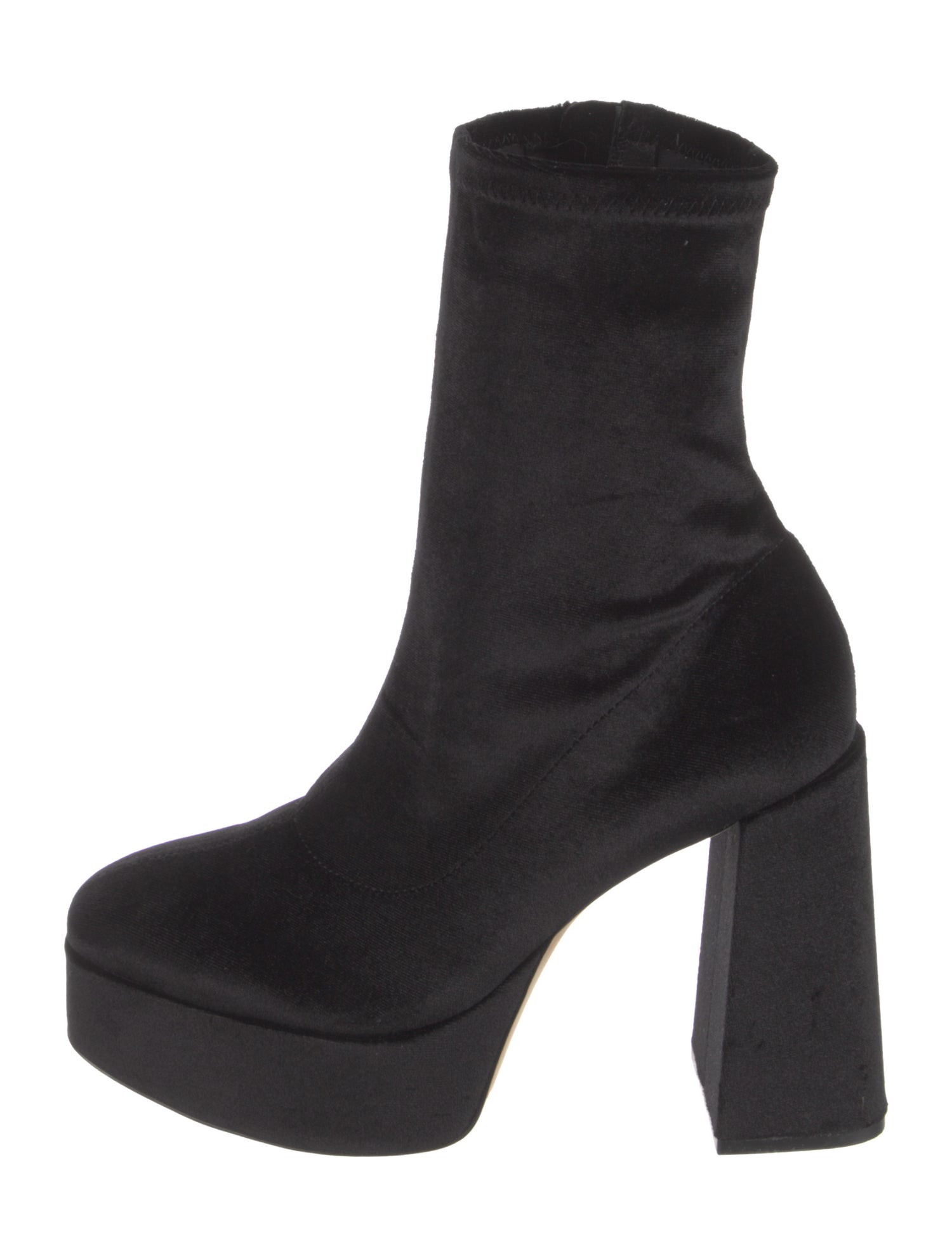 Larroude Leather Sock Boots