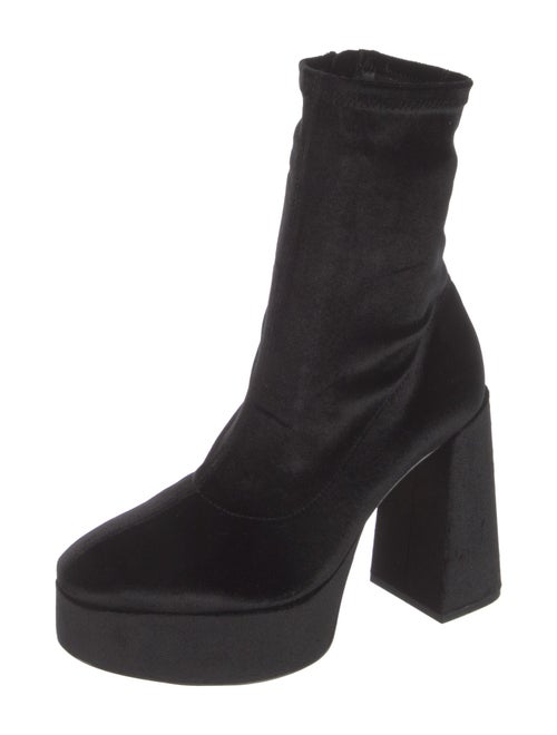 Larroude Leather Sock Boots