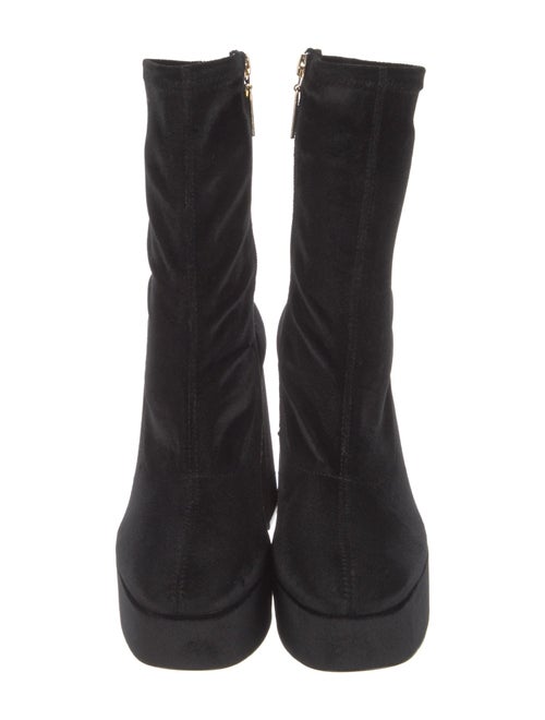 Larroude Leather Sock Boots