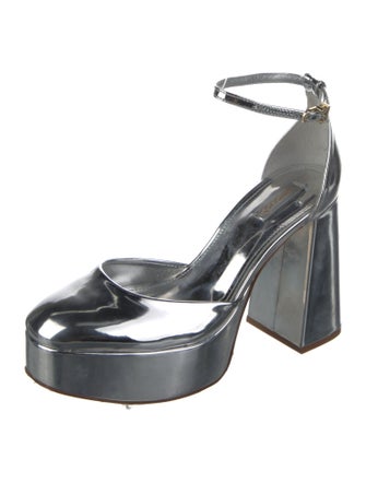 Larroude Patent Leather D'Orsay Pumps