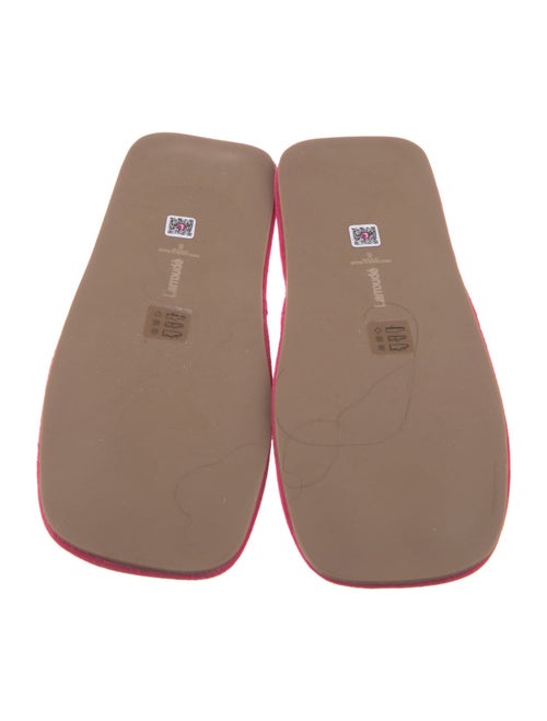 Larroude Velvet Slides