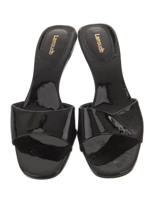 Larroude Leather Slides