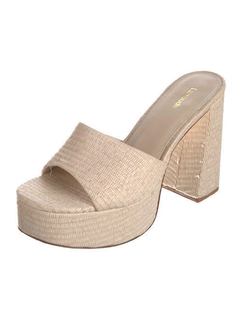 Larroude Straw Slides
