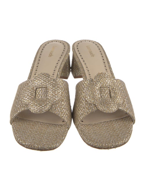 Larroude Canvas Slides