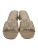 Larroude Canvas Slides
