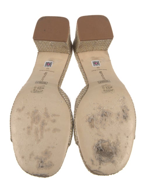 Larroude Canvas Slides