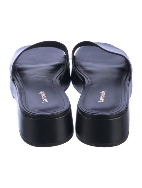 Larroude Leather Slides