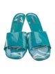 Larroude Patent Leather Slides