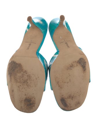 Larroude Patent Leather Slides